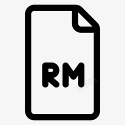 rm格式rmdoc文件图标高清图片