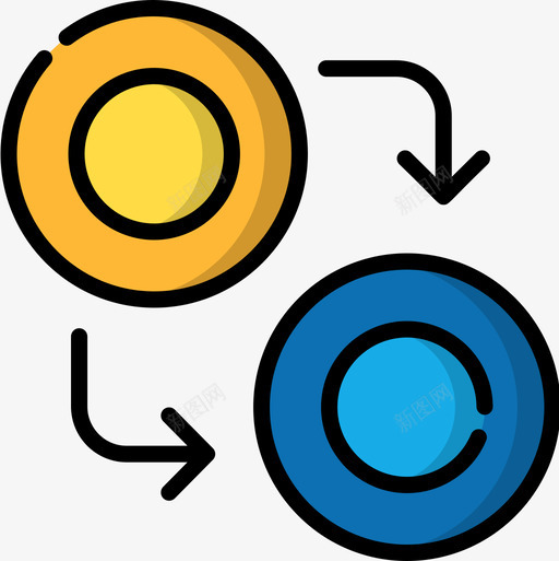 交换经济型46线性颜色图标svg_新图网 https://ixintu.com 交换 线性 经济型 颜色