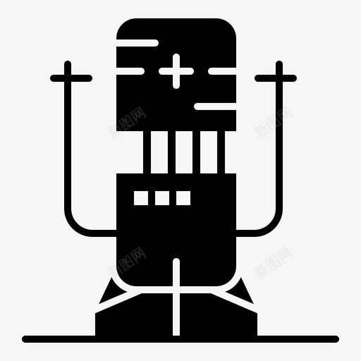 生物芯片机器人未来图标svg_新图网 https://ixintu.com 医疗 太空探索和下一个大的事情固体字形 未来 机器 机器人 生物芯片