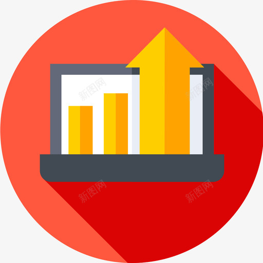条形图分析11扁平图标svg_新图网 https://ixintu.com 分析 扁平 条形图