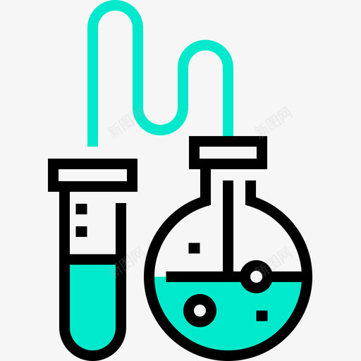 单色化学单色烧瓶图标svg_新图网 https://ixintu.com 单色化学单色烧瓶