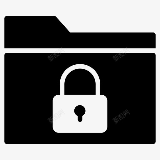 安全文件夹基本设置线字形图标svg_新图网 https://ixintu.com 基本设置线字形 安全文件夹