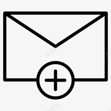 添加邮件电子邮件收件箱图标图标