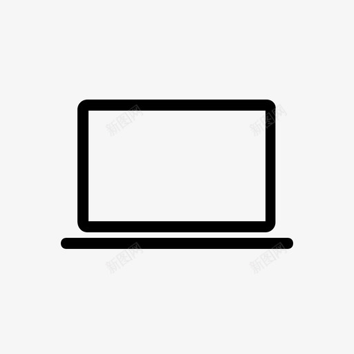笔记本电脑电脑屏幕图标svg_新图网 https://ixintu.com 屏幕 电脑 笔记本