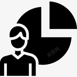 商人概念商人商业概念4填充图标高清图片