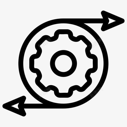 刷新设置齿轮实现图标svg_新图网 https://ixintu.com 企业管理 刷新 合作 团队 图标 实现 线图 设置 重置 集成 齿轮