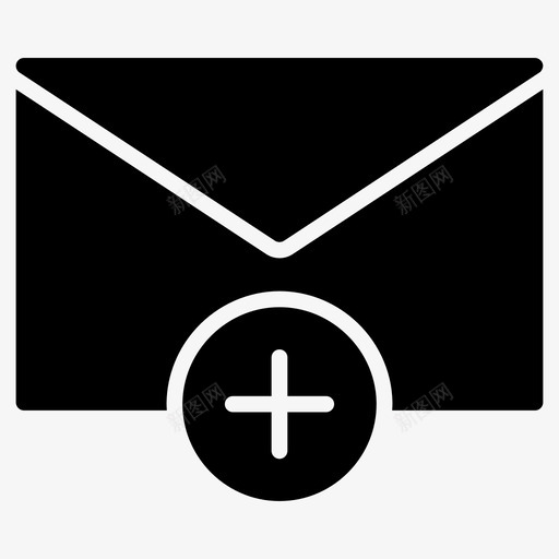 添加消息创建电子邮件图标svg_新图网 https://ixintu.com 创建 收件箱 新建 方向行图标 添加消息 电子邮件