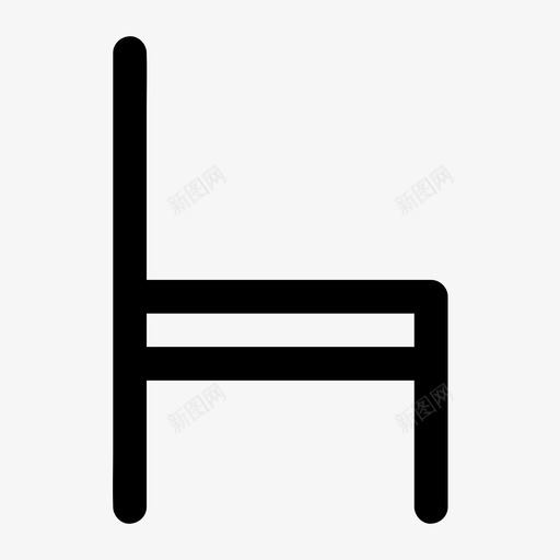椅子办公椅家具图标svg_新图网 https://ixintu.com 办公椅 厨房椅 家具 木椅 椅子 网