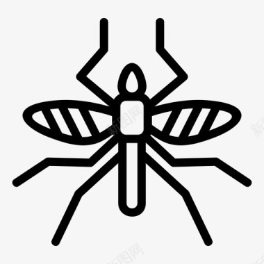 蚊子动物虫子图标图标