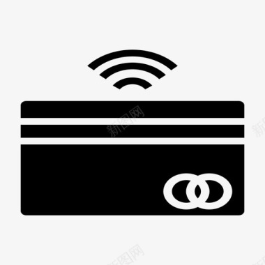 无线卡银行信用卡图标图标