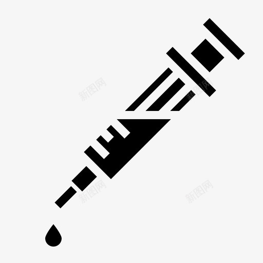 注射器保健医疗图标svg_新图网 https://ixintu.com 保健 医疗 固体 注射器 疫苗 纹身