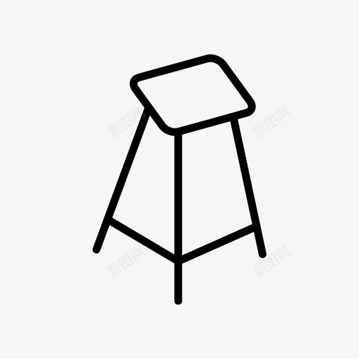 椅子办公椅家具和家居用品图标svg_新图网 https://ixintu.com 办公椅 坐椅 客厅 家具 家居用品 座位 椅子