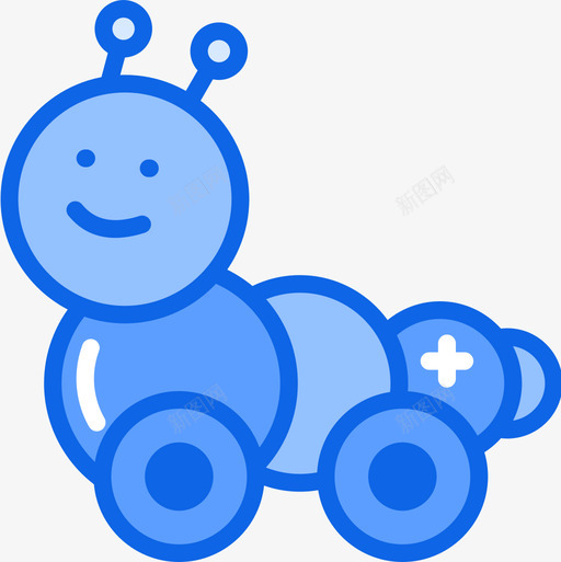 婴儿玩具婴儿75蓝色图标svg_新图网 https://ixintu.com 婴儿 玩具 蓝色