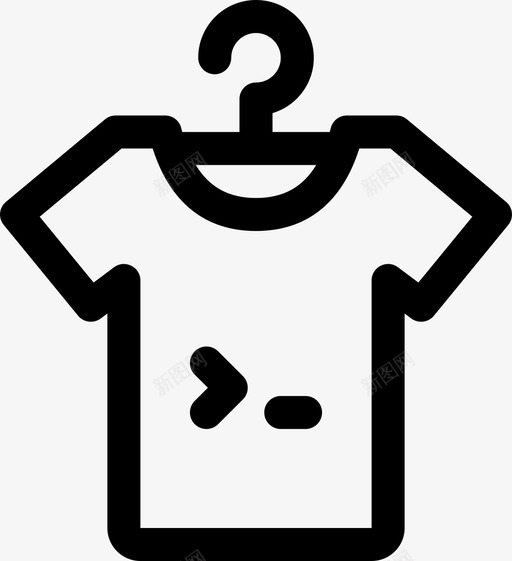 衬衫休闲服服装图标svg_新图网 https://ixintu.com 代码 休闲服 服装 程序 衬衫