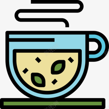茶秋72线色图标图标