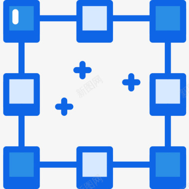 方形ui接口30蓝色图标图标