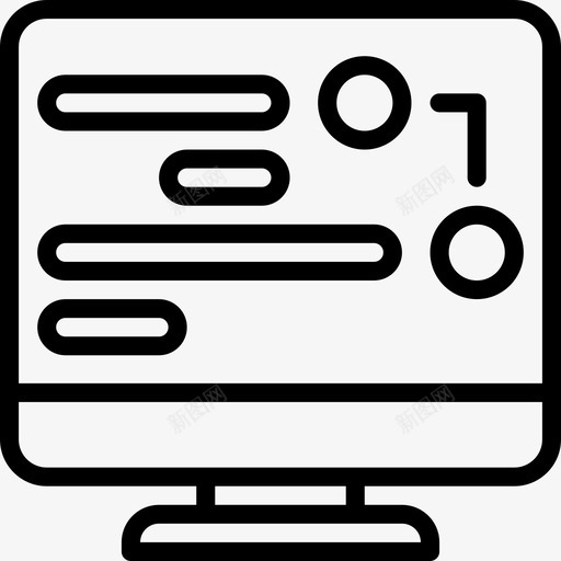 计算机操作和提醒5线性图标svg_新图网 https://ixintu.com 提醒 操作 线性 计算机