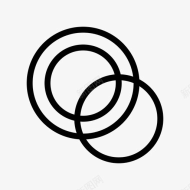 圆数学6线性图标图标