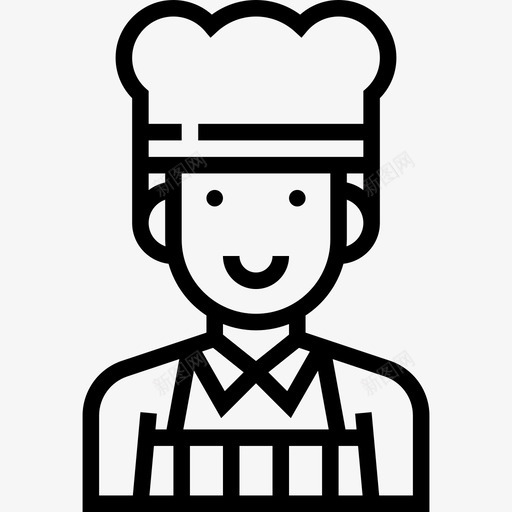 厨师烧烤和烧烤直系图标svg_新图网 https://ixintu.com 厨师 烧烤和烧烤 直系
