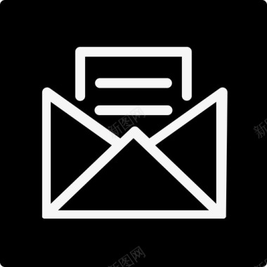 邮件应用程序消息图标图标