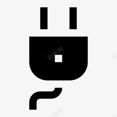 电气插头插座电子设备标志符号图标图标