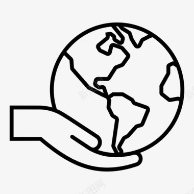 拯救世界地球生态图标图标