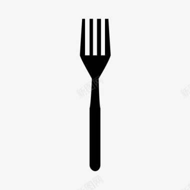 叉子餐具食物图标图标