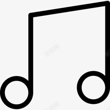 音乐音频音符图标图标