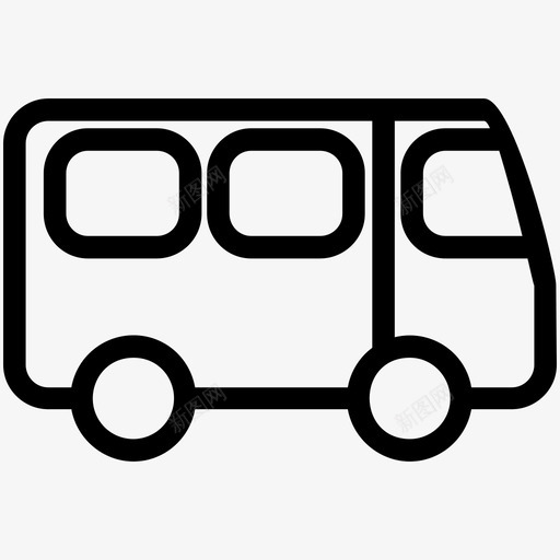 公共汽车公共交通旅游图标svg_新图网 https://ixintu.com 公共交通 公共汽车 旅游