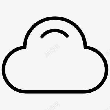 云云计算云服务图标图标