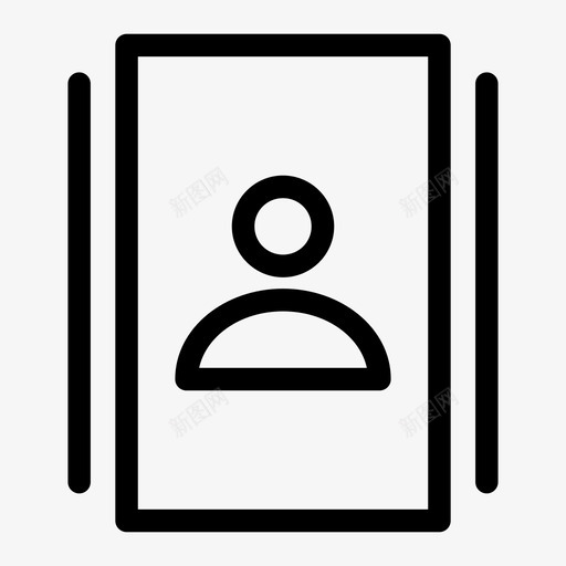 联系人相册书籍图标svg_新图网 https://ixintu.com 业务 个人资料 书籍 日记 相册 联系人