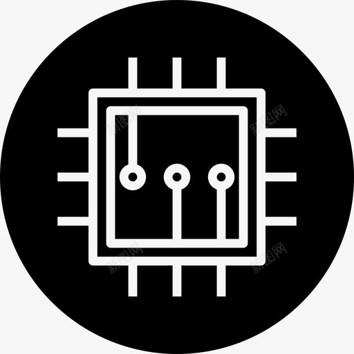 芯片硬件英特尔图标svg_新图网 https://ixintu.com 处理器 硬件 芯片 英特尔 计算机组件标牌