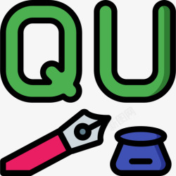 quQu语音5线颜色图标高清图片