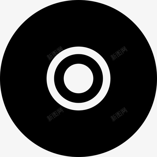 磁盘光盘数据图标svg_新图网 https://ixintu.com dvd 光盘 数据 磁盘 记录