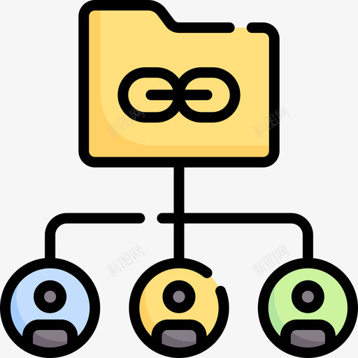 共享文件夹internet技术18线性颜色图标svg_新图网 https://ixintu.com internet 共享 技术 文件夹 线性 颜色