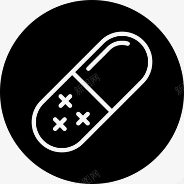 胶囊药物药丸图标图标