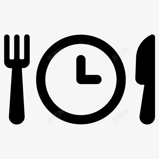 预订就餐餐厅图标svg_新图网 https://ixintu.com 就餐 预订 餐厅 餐桌