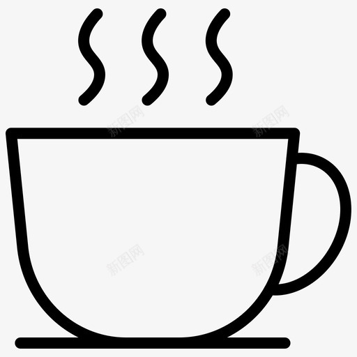 咖啡杯休息时间咖啡休息图标svg_新图网 https://ixintu.com 休息 咖啡 咖啡杯 时间