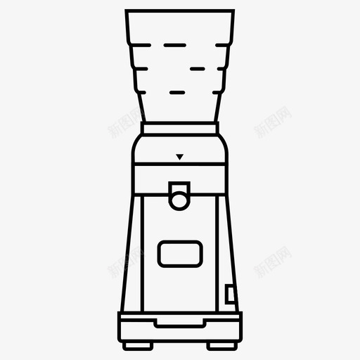 v60研磨机咖啡师酿造图标svg_新图网 https://ixintu.com hario v60 咖啡 咖啡厅 研磨机 酿造