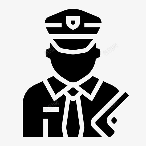 警察犯罪司法图标svg_新图网 https://ixintu.com 司法 工作和职业 犯罪 警官 警察 警长