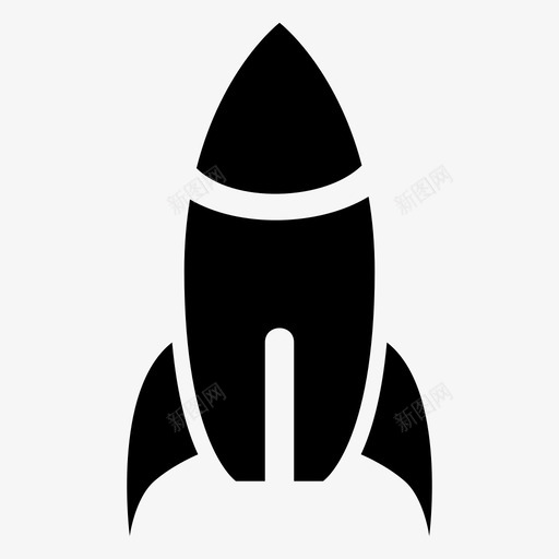 火箭轨道宇宙飞船图标svg_新图网 https://ixintu.com 创业 宇宙飞船 技术 火箭 轨道