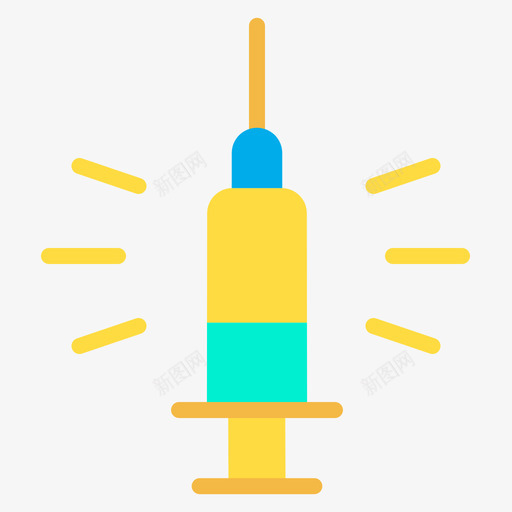 疫苗科学99扁平图标svg_新图网 https://ixintu.com 扁平 疫苗 科学