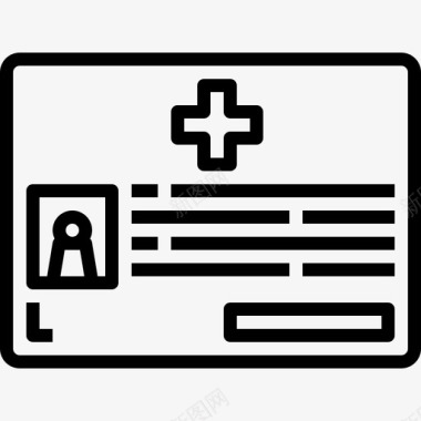 病人卡设备医疗保健图标图标