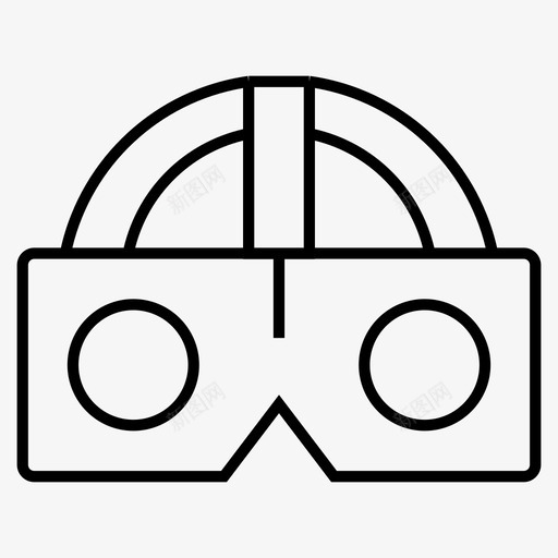 虚拟现实耳机虚拟现实虚拟现实头盔图标svg_新图网 https://ixintu.com 夏普 头盔 耳机 虚拟现实