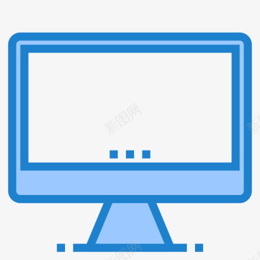 计算机计算机和网络2蓝色图标图标