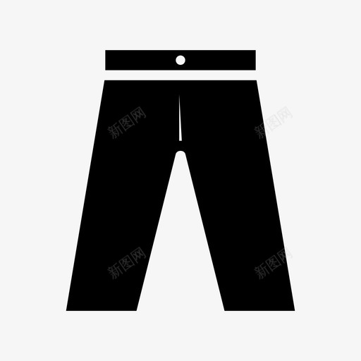 裤子冬季穿着图标svg_新图网 https://ixintu.com 冬季 穿着 裤子