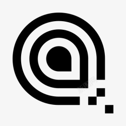 多彩的抽象标志与数字抽象标记圆形数字图标高清图片
