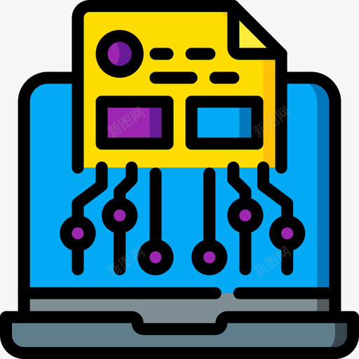 笔记本电脑数据科学15线性颜色图标svg_新图网 https://ixintu.com 数据 电脑 科学 笔记本 线性 颜色