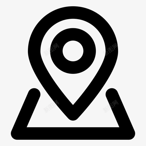 位置地图引脚图标svg_新图网 https://ixintu.com 位置 地图 引脚 指针 用户界面