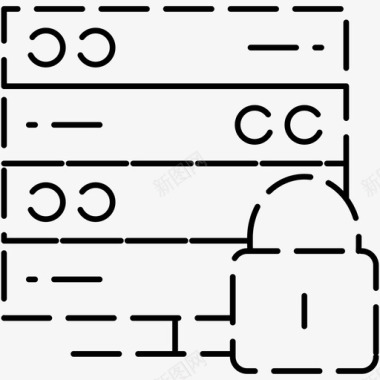 服务器安全私人服务器服务器隐私图标图标